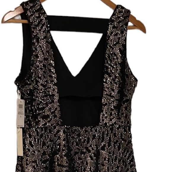 1.State Sparkly gold sequin party dress size S - Picture 6 of 17